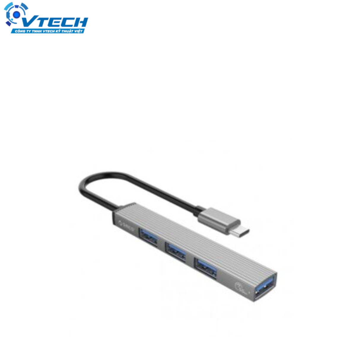 6473 - Bộ chia Type C ra 4 cổng USB 3.0 và 2.0 Orico AH-13-GY-BP - 7