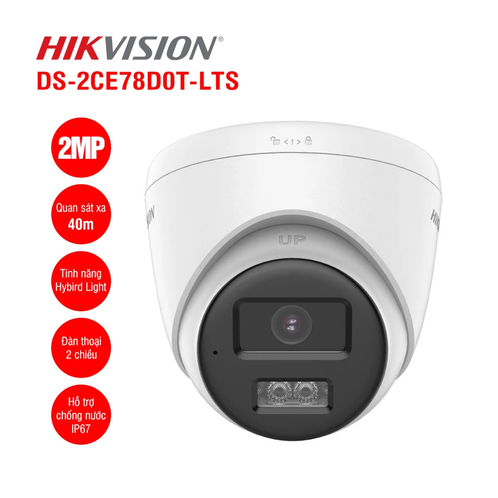 DS-2CE78D0T-LTS - Camera HDTVI 2MP HIKVISION DS-2CE78D0T-LTS
