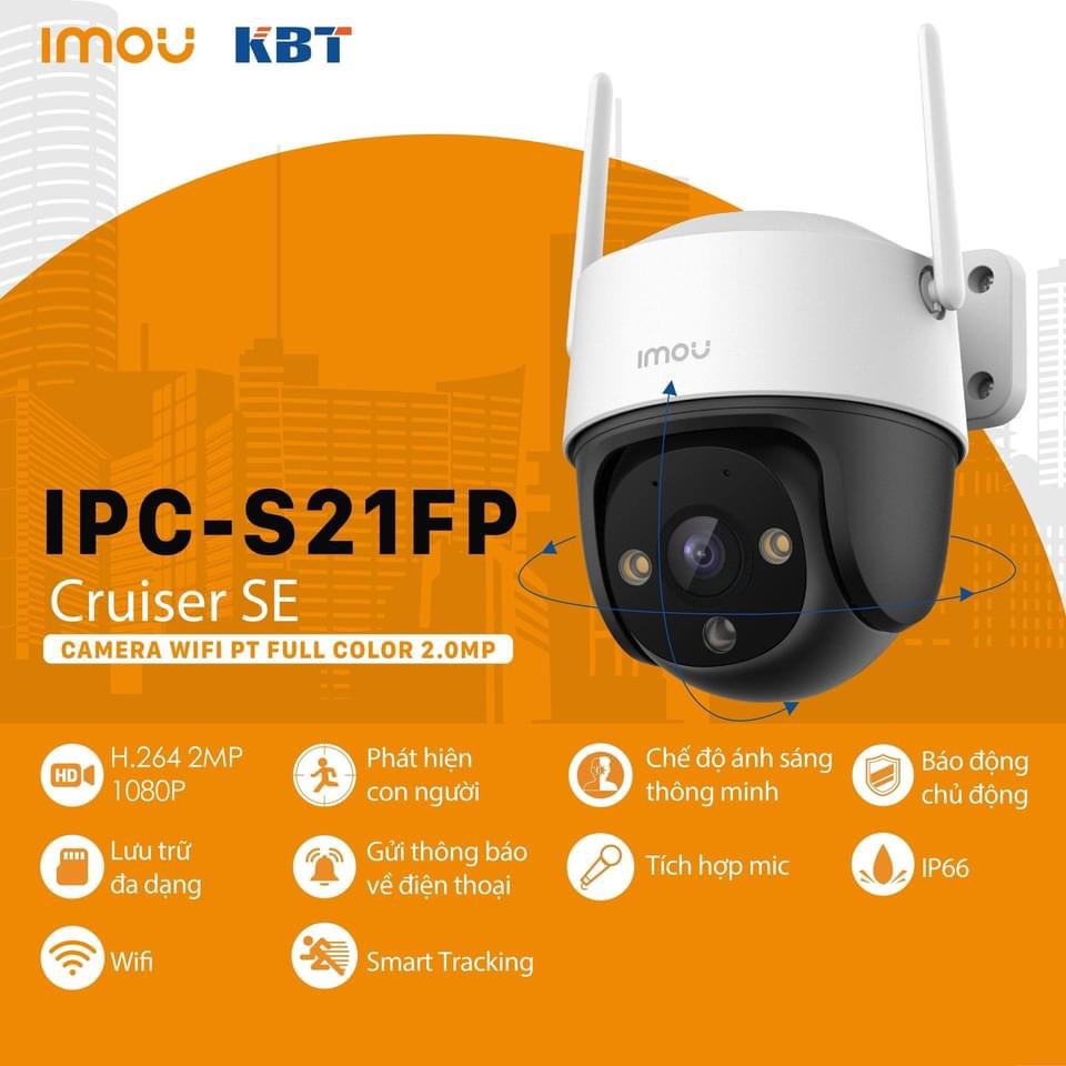 7350 - Camera IMOU S21FP (2M XOAY 360 NGOÀI TRỜI FULL COLLOR) - 4