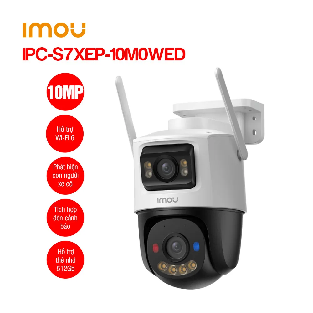 IPC-S7XEP-10M0WED - Camera Wifi ngoài trời 10MP iMOU IPC-S7XEP-10M0WED