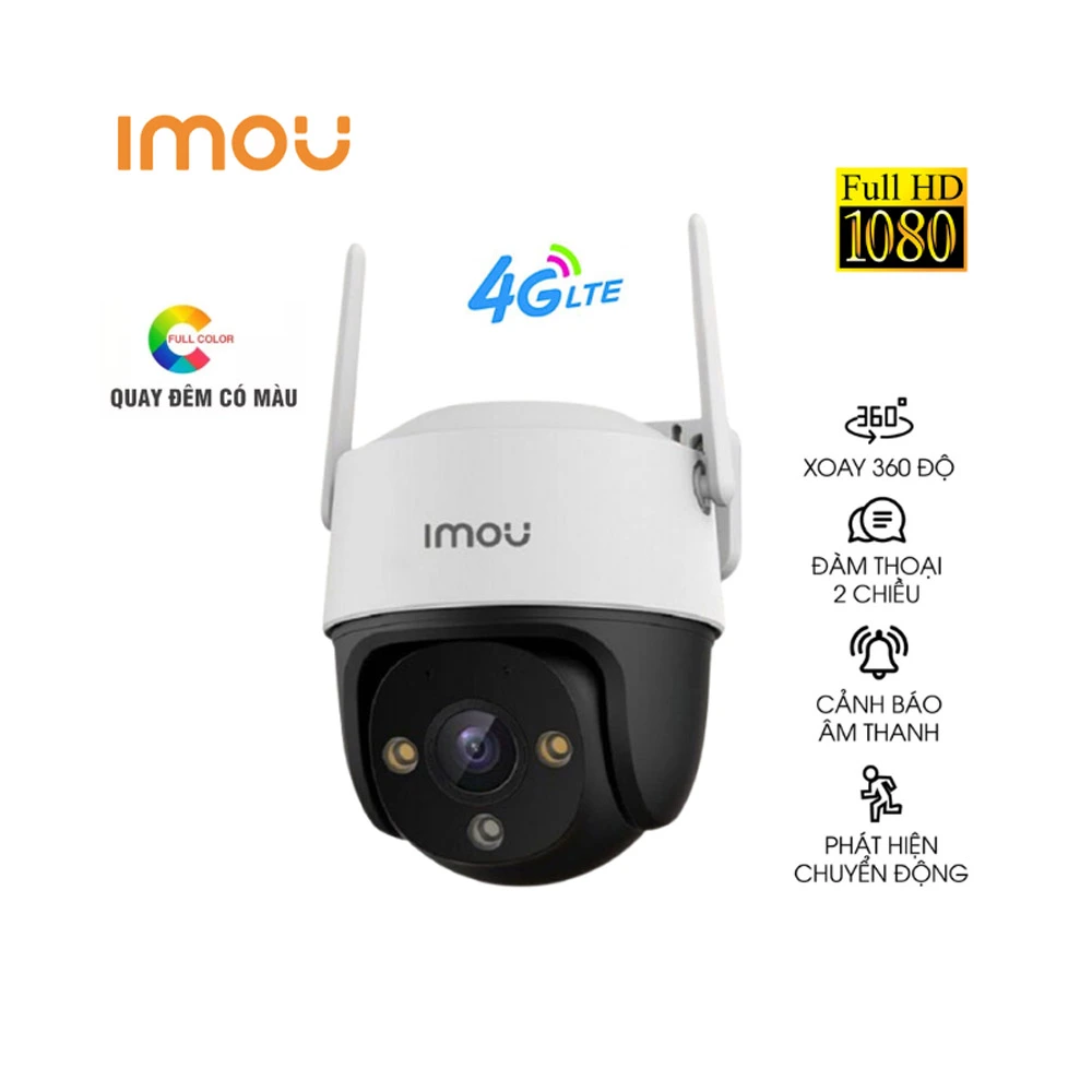 Camera Wifi PT 2MP iMOU IPC-S21FTP kết nối 4G (CRUISER 4G)