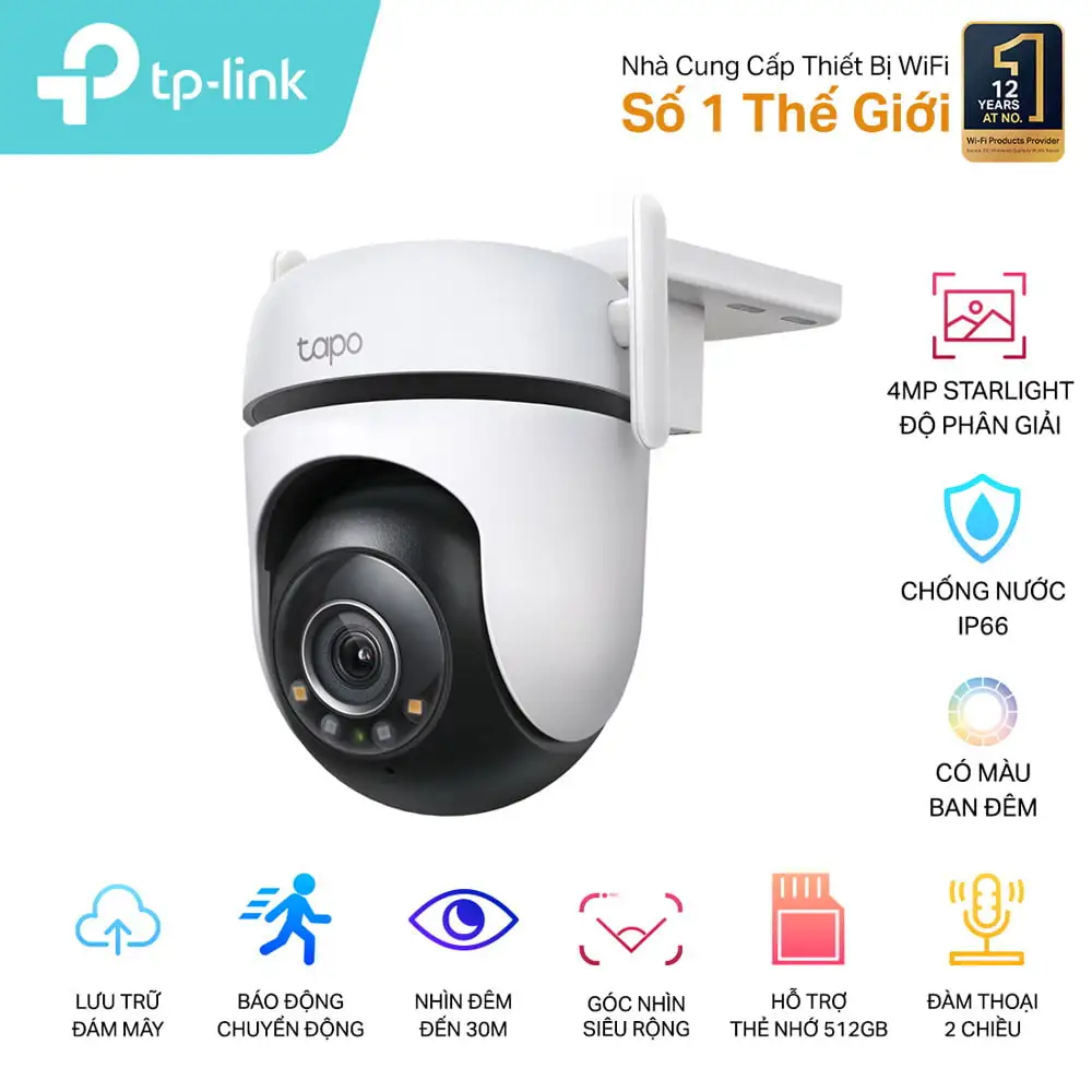 C520WS - Camera Wifi TP-Link Tapo C520ws 2K [Quay Quét Ngoài Trời]