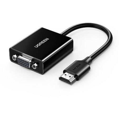 6040 - Cáp chuyển HDMI to VGA hỗ trợ nguồn Ugreen 90813 - 2