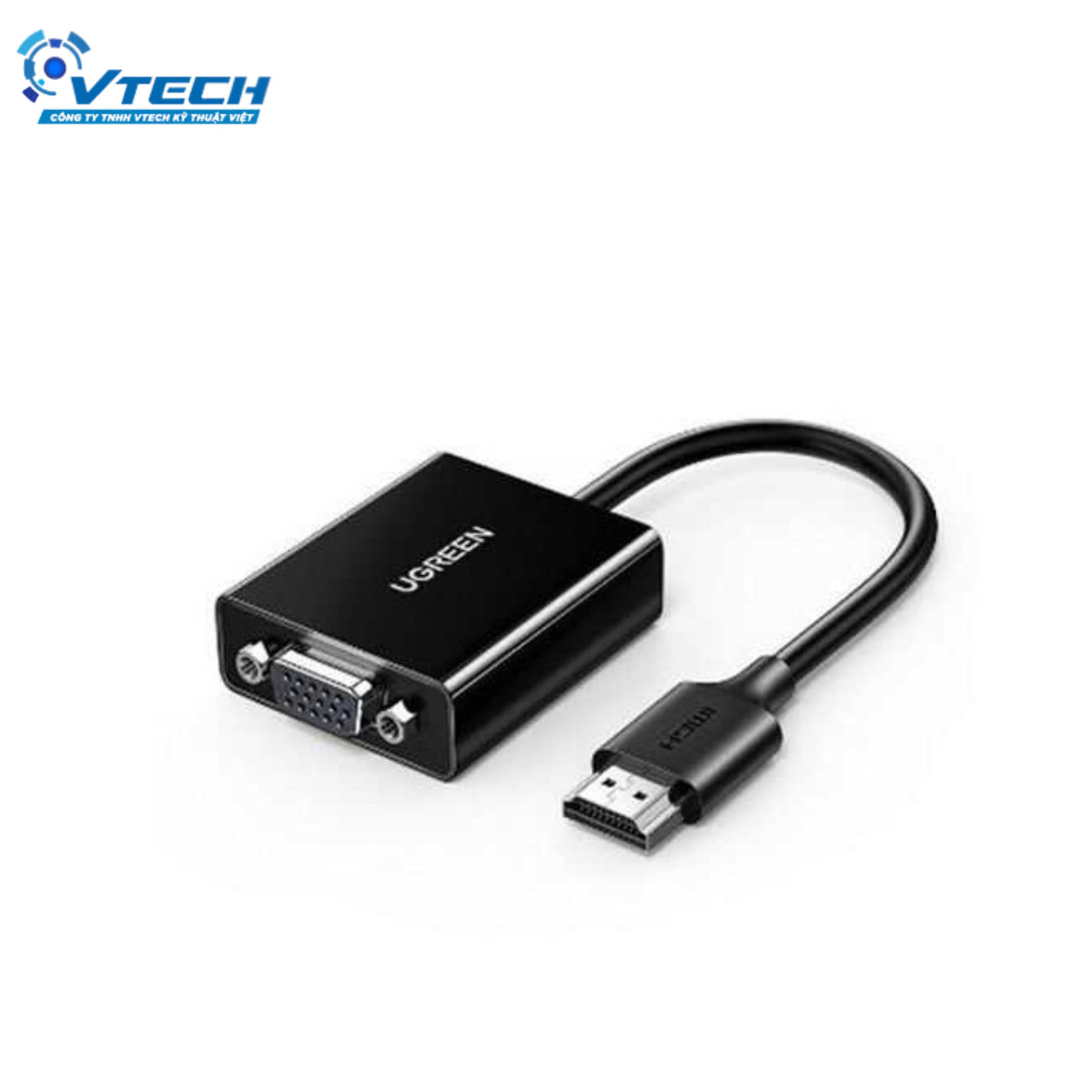 6040 - Cáp chuyển HDMI to VGA hỗ trợ nguồn Ugreen 90813 - 3