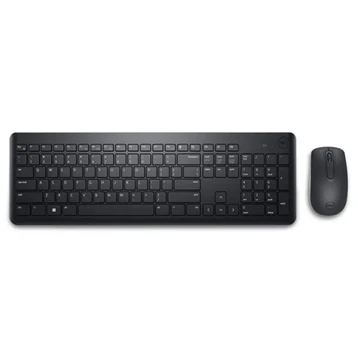 Combo bàn phím + chuột không dây KM3322W Đen
