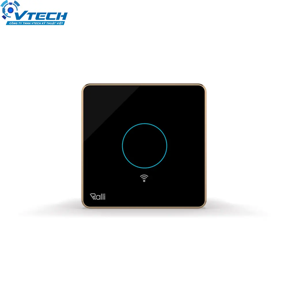 Công tắc Cảm ứng thông minh vuông kết nối wifi 1 nút bấm