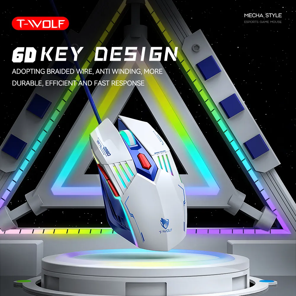 G560 - Mouse T - Wolf G560 Gaming Có Dây Cổng Usb