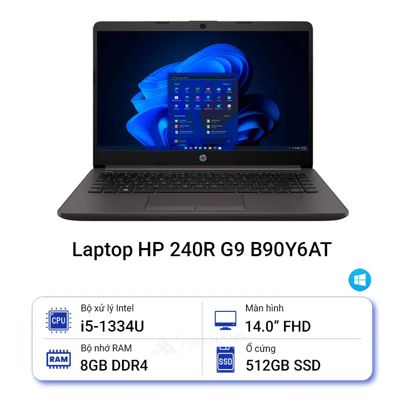 B90Y6A - Laptop HP 240R G9 B90Y6AT I5-1334U
