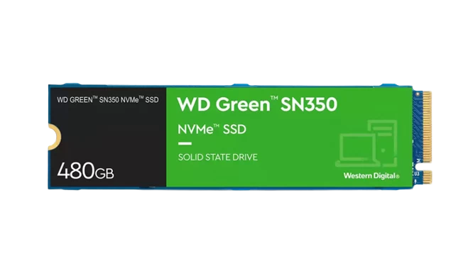 Ổ cứng SSD Western Digital SN350 Green 480GB M.2 2280 PCIe NVMe 3x4