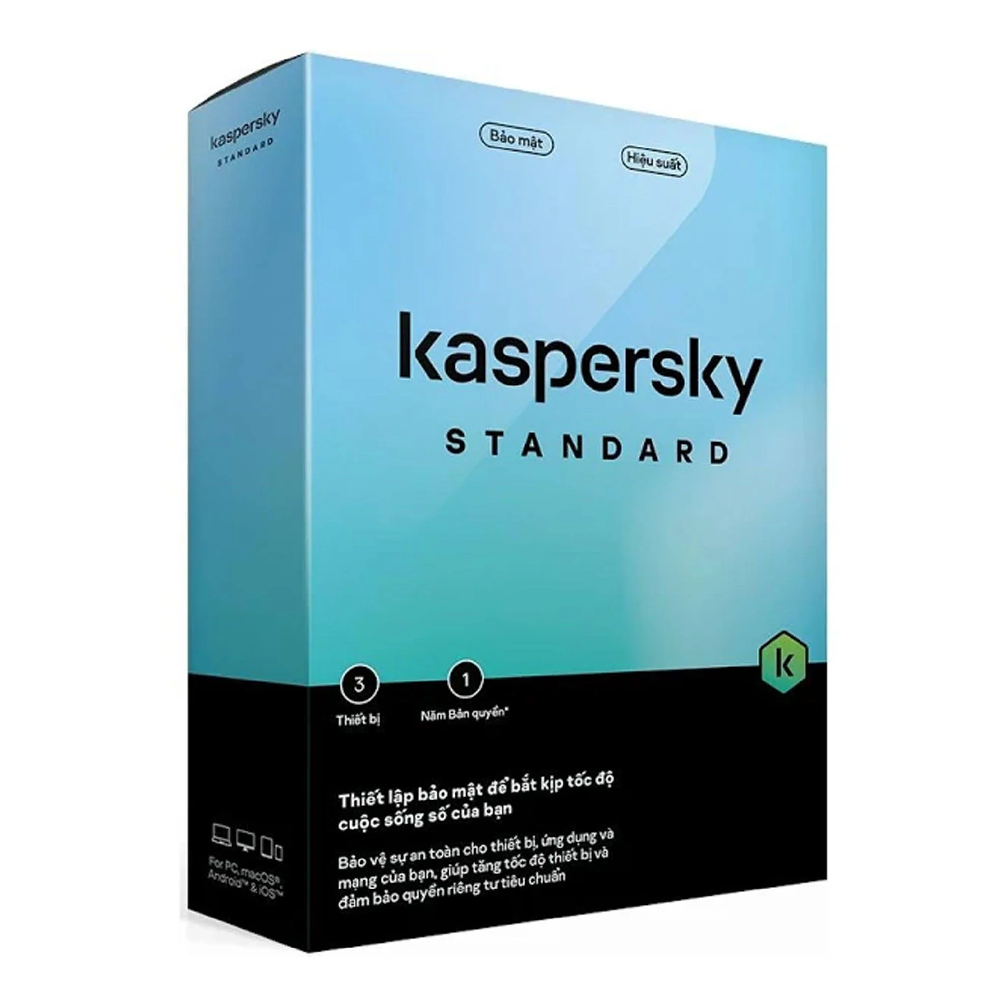 Phần mềm Kaspersky Standard 3 máy tính