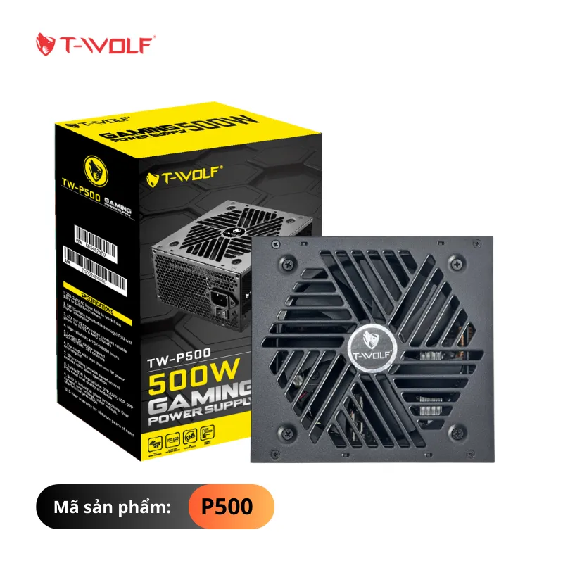Nguồn CST T-WOLF TW-P500 ( 500w ) 80 Plus Chính Hãng