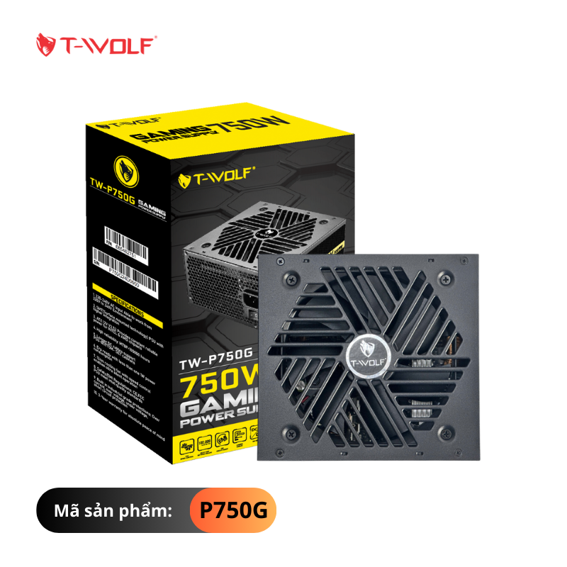 TW-P750G - NGUỒN CST T-WOLF TW-P750G (750W) 80 Plus Bronze