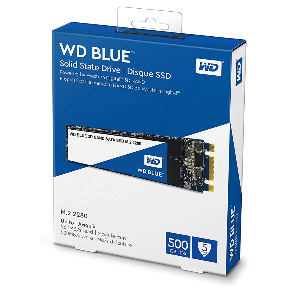 6397 - Ổ cứng SSD WD Blue SN570 500GB M.2 2280 NVMe Gen3 x4 (WDS500G3B0C) - 2