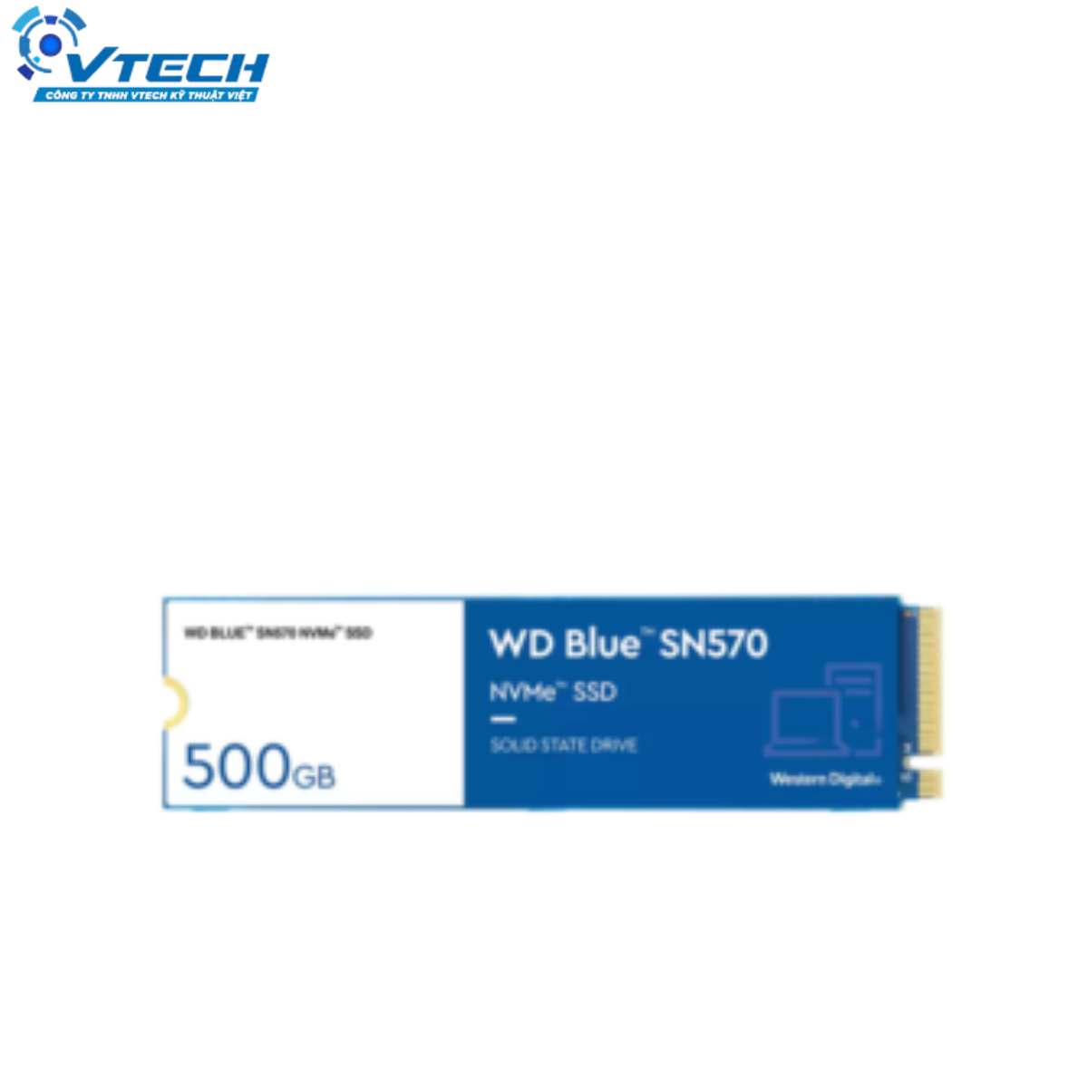 6397 - Ổ cứng SSD WD Blue SN570 500GB M.2 2280 NVMe Gen3 x4 (WDS500G3B0C) - 5