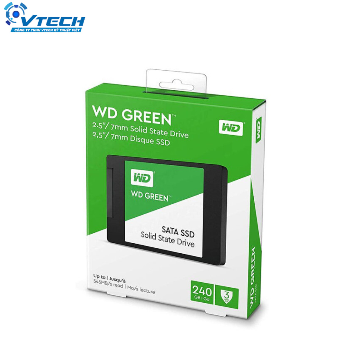 2949 - Ổ cứng SSD Western Digital Green 240GB 2.5 inch SATA 3- Chính hãng - 4