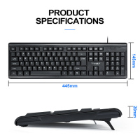Keyboard Twolf T15 USB Văn phòng