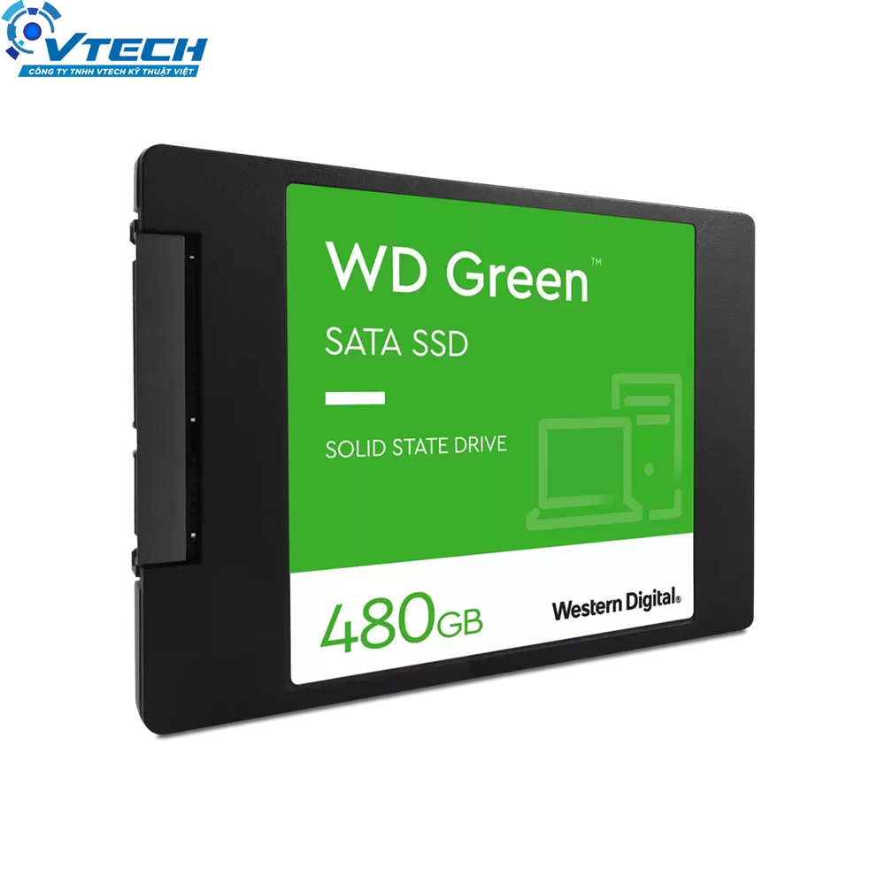 Ổ cứng SSD Western Digital Green Sata III 480GB - Chính hãng