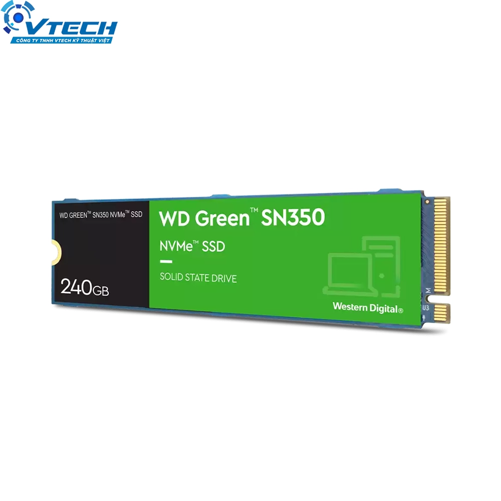 Ổ Cứng SSD WD Green SN350 240GB M.2 2280, PCIE NVME Gen 3x4