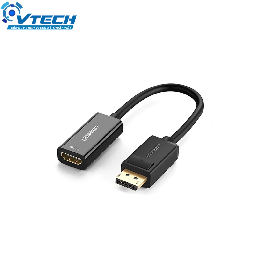 40363 - Cáp chuyển đổi Displayport to HDMI hỗ trợ 4Kx2K chính hãng Ugreen 40363 cao cấp