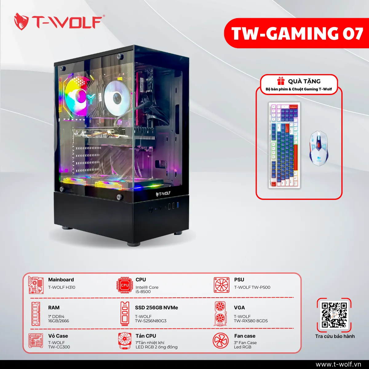 Máy tính bàn PC Gaming – Đồ họa TW-Gaming 07