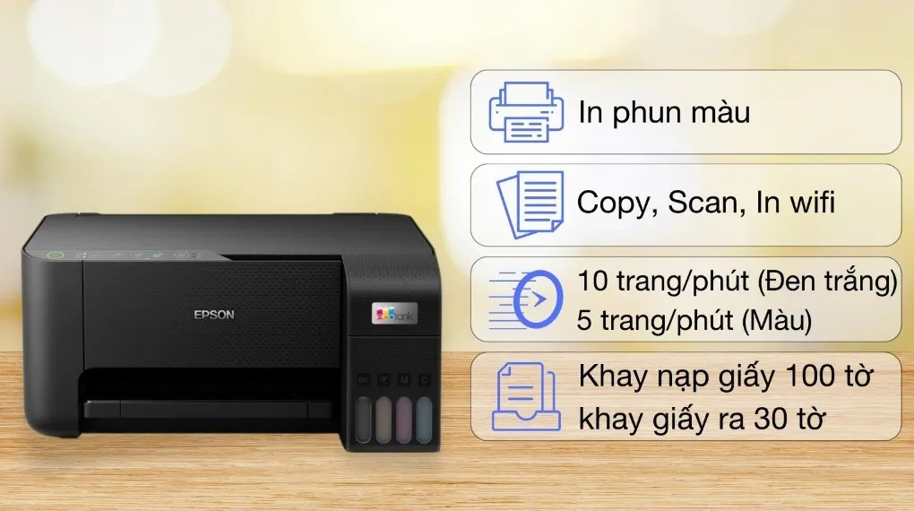 Máy in phun màu đa năng Epson L3250