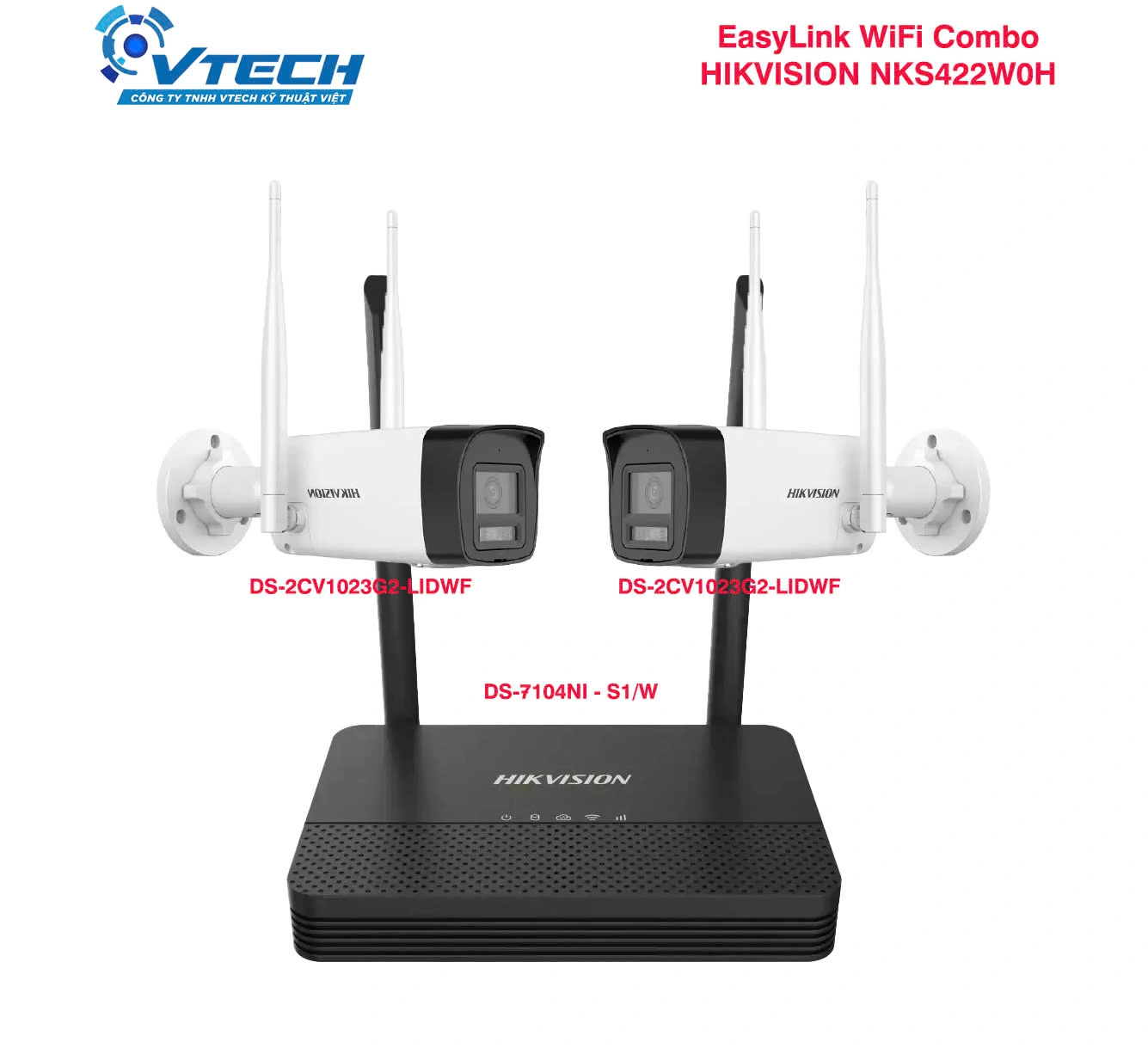 EasyLink WiFi Combo HIKVISION NKS422W0H (2MP)