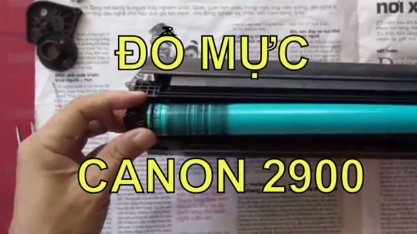 Hướng dẫn cách thay mực máy in Canon 2900 siêu đơn giản