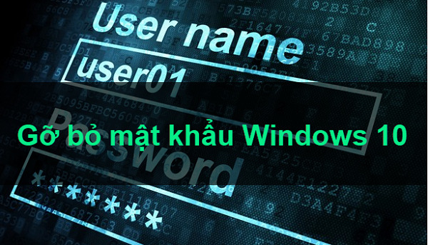 Hướng dẫn cách tắt mật khẩu máy tính trên Windows 10
